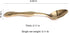 Premium Smiley Face Stainless Steel Dinner Spoon - Perfect for Soup, Coffee and Tea Delights (1 gold and 1 silver two smiling spoons)...