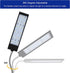 Aquarium Lights for Fish Tank Clip on LED Fish Tank Light for 5-10 Gallon Fish Light for Tanks with White and Blue LEDs 7W...