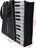 Piano Keys Music Tote Bag With 5mm sponge Waterproof Oxford Cloth Handbag Shopping Bag with Magnetic Snaps Buckle...