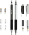 ELZO 3 in 1 Stylus, Disc Stylus Touch Screen Pens and Gel Pen Combo, 2 Pcs with 6 Replacement Tips for All Touch Screens Tablets and Cell Phones, ...