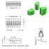 70PCS 2P 3P 4P 2.54mm/0.1inch Terminal Block Connector, PCB Mount Screw for Arduino and Home Electronics Projects 26-18AWG Cable...