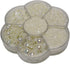 Chenkou Craft 3000PCS 1 Box Beige Round Flatback Imitation Half Pearls Bead Loose Beads Gem (Beige Half Ball)...