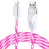 Aolcev Charger Cable for iPhone, 5FT Light Up Glowing Fast Charging Cord, 60W High-Speed Fast Charging Cable Compatible with iPhone 14 13 12 11 Pr...