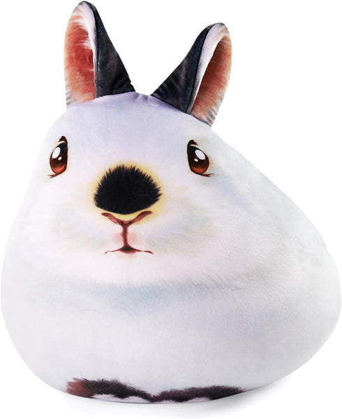 15" Bunny Stuffed Animal, Soft Cute Plushies, Kawaii Rabbit Plush Toys, Throw Body Pillow Decoration Doll Gift for Kids Girls Boys (Light Blue)...