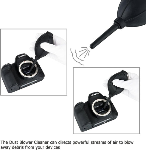 JJC Soft & Elastic Nozzle Air Blower Blaster Cleaner for DSLR Camera CCD CMOS Sensor Lens Filter LCD Comptuter Motherboard Chips PC Internal SSD G...
