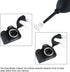 JJC Soft & Elastic Nozzle Air Blower Blaster Cleaner for DSLR Camera CCD CMOS Sensor Lens Filter LCD Comptuter Motherboard Chips PC Internal SSD G...