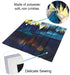 RosieLily Mountain Tapestry, 59"x79" Watercolor Tapestry Nature Tapestry Misty Forest Tapestry Sun Sunset Tree Landscape Tapestry Mountains Teal M...