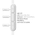 GEEKRIA Audio Cable with Mic Compatible with Skullcandy Hesh Evo, Hesh 3, Crusher Evo Headphones Cable, 3.5mm to 3.5mm Replacement Stereo Cord wit...