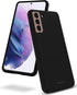 Goospery Liquid Silicone Galaxy S21 Case (6.2") - Silky Touch, Full Body Protection, Shockproof, Microfiber Lining - Black...