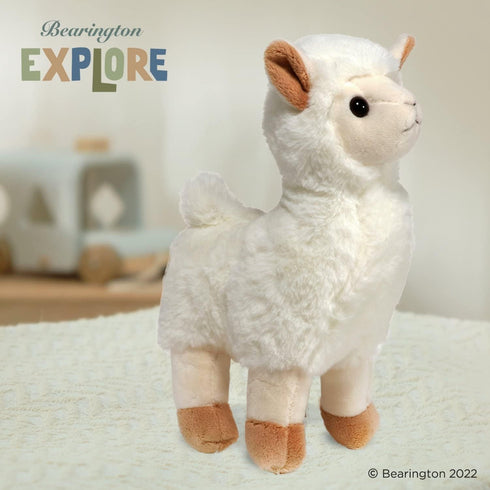 Bearington Alma Plush Stuffed Animal Llama, 10 inches...