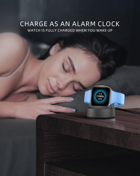 Vipcase Charger Dock for Fitbit Sense/Sense 2/Versa 4/Versa 3,Upgraded Magnetic Watch Charger Stand with Charging Cable,Charger Replacement Access...