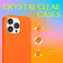 FELONY CASE - iPhone 12 Pro Max Neon Orange Clear Protective Case, TPU and Polycarbonate Shock-Absorbing Bright Cover - Crack Proof with a Gloss F...