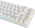 Guffercty kred 128 Keys XDA Profile Minimalist White Keycaps 75 Percent Dye-sub PBT Keyboard Caps with ISO Keys for MAC 60% 65% 75% 96% Mechanical...