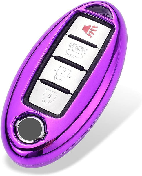 Royalfox 3 4 5 6 Buttons 3D Bling Girly Fashion keyless Remote Smart Key Fob case Cover for Infiniti Nissan Murano Pathfinder Maxima Lannia Altima...