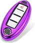 Royalfox 3 4 5 6 Buttons 3D Bling Girly Fashion keyless Remote Smart Key Fob case Cover for Infiniti Nissan Murano Pathfinder Maxima Lannia Altima...