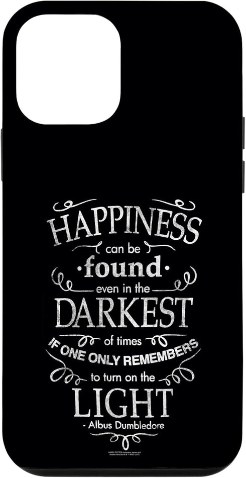 iPhone 12 mini Harry Potter Happiness Quote Case...