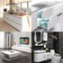 15.8"X78.7" Glossy Self-Adhesive Removable Wallpaper - White Vinyl Contact Paper for Countertops, Cabinets, Furniture...