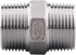 Hex Nipple 1 Inch Male NPT - DERPIPE Stainless Steel 304 Threaded Pipe Fitting for Brew Kit, Home Piping Application(Pack of 2)...
