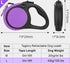 Taglory Retractable Dog Leash, 16ft No Tangle Dog Leash Retractable for Medium and Large Dogs Up to 100 lbs, One-Handed Brake, Pause, Lock, Purple...