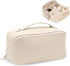 HBselect Travel Makeup Bag, Large Capacity Cosmetic Bags for Women,Waterproof Portable Pouch Open Flat Toiletry Bag Make up Organizer with Divider...