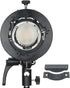 Godox S2 Speedlite Bracket for Bowens Mount, S-Type Holder Updated Version for Godox AD200Pro AD200 V1 V860II V860III V850II TT685II TT600 TT520II...