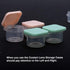 6 Pack Contact Lens Case, Portable Flip Top Contact Lenses Holder Cases with Remover Tool Tweezers Contact Solution Bottle Clear Contacts Storage ...