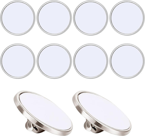 Sublimation Blank Pins DIY Button Badge Sublimation Sliver Blank Base Pins for DIY Craft Making (30 Pieces)...