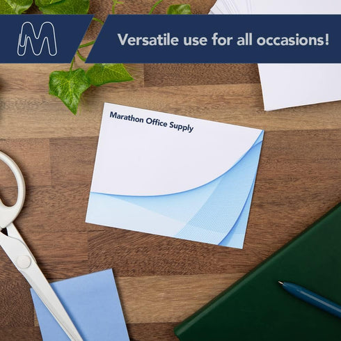 MOS A2 Invitation Envelopes – 4-3/8" X 5-3/4" White Mailing Envelopes Self Seal (100 Count) – 120GSM/ 32LB Bond Heavy Duty – Gift Card Envelopes, ...