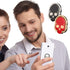 3 Packs Skull Shape Phone Ring Holder in 3 Colors, DaKuan 180° Adjustable Metal Stand Finger Grip Kickstand (Black, White, Red)...