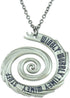 REINDEAR Doctor Who 22" Wibbly Wobbly Timey Wimey Pendant Necklace (Silver-Tone)...