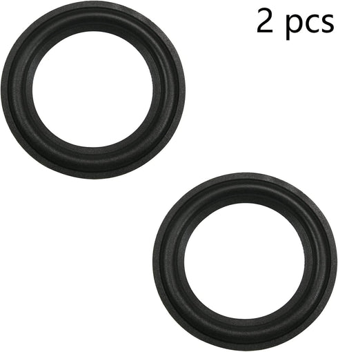 Fielect 2Pcs 3.5inch/90mm Foam Speaker Edge Surround Rings Replacement Kit for Speaker Repair or DIY Black...