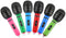 DS. DISTINCTIVE STYLE Inflatable Microphones 6 Pieces 10-Inch Blow up Microphones 80s 90s Party Favors Performace Photo Props Random Colors...