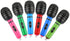 DS. DISTINCTIVE STYLE Inflatable Microphones 6 Pieces 10-Inch Blow up Microphones 80s 90s Party Favors Performace Photo Props Random Colors...