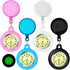 4 Pack Retractable Nurse Watch for Nurses Doctors, Clip-on Hanging Lapel Nurse Watch Silicone Cover Brooch Fob Pocket Watch Badge Reel...
