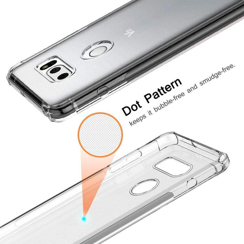 TPU for LG V30/V30S/V30 Plus/V30S ThinQ/V35/V35 ThinQ Case Clear, Ultra Slim Thin Anti-Scratches Flexible TPU Gel Rubber Soft Skin Silicone Protec...