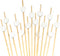 BambooMN 7.1" Decorative White Heart Bamboo Cocktail Fruit Sandwich Picks Skewers for Catered Events, Holiday's, Restaurants or Buffets Party Supp...