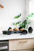 The Silicone Kitchen Reusable Silicone Baking Cup, Non-Toxic, BPA Free, Dishwasher Safe Jumbo, Pack of 12, Matte Black...