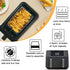 BYKITCHEN Air Fryer Rack for Ninja Dual Air Fryer, 3pcs Stackable Stainless Steel Dehydrator Rack, Rectangle Air Fryer Racks Compatible with Doubl...