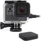 Side Open Skeleton Housing Case for GoPro Hero 5/6/7 Black Action Camera - Protective Lens Removal NOT Needed - Transparent Clear...