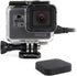 Side Open Skeleton Housing Case for GoPro Hero 5/6/7 Black Action Camera - Protective Lens Removal NOT Needed - Transparent Clear...
