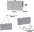 ELABEST Glitter Evening Clutch Bag Single Sided Diamond Bag Crossbody Purse Wedding Party Bag for Women...