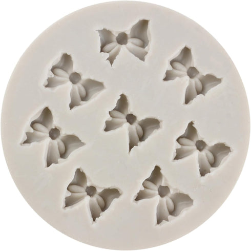 Mini Bow Silicone Fondant Molds Bowknot Fondant Chocolate Candy Molds For Cake Decorating Cupcake Topper Gum Paste Polymer Clay...