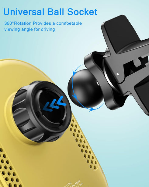 Fits Mag-Safe Car Mount Charger,Magnetic Wireless Car Charger Compatible with iPhone 14/13/12 Series,Fast Charging Auto-Alignment Air Vent Phone H...