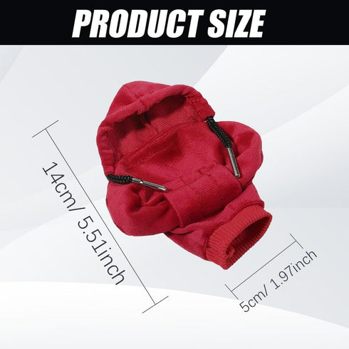 2PCS Shift Cover for Car, Shift Knob Cover, Car Gear Shift Cover, Hoodie Car Shifter, Hoodie Car Shifter, Soft Shift Knob Cover Interior Decor Acc...