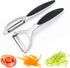 Vegetable Peeler for Kitchen, NewGF Fruit Potato Carrot Apple Peeler, Good Grip and Durable Y and I Shaped Stainless Steel Peelers, with Ergonomic...