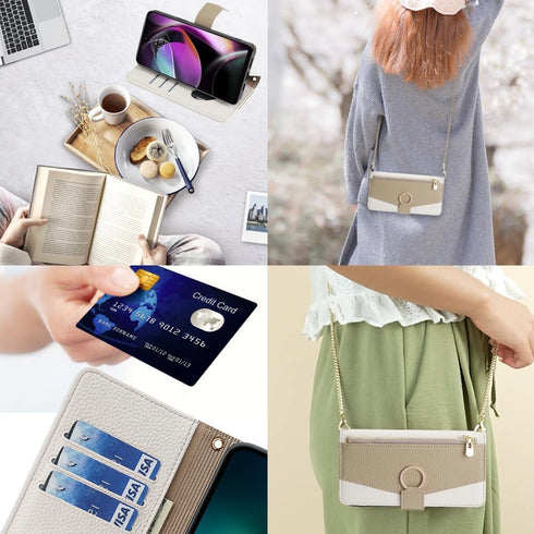 Asuwish Phone Case for Motorola Moto G 5G 2023 Wallet Cover with Tempered Glass Screen Protector and Mirror PU Leather Flip Cover Ring Card Holder...