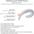 Ear Hook BT Wireless Headphone,Non Ear Plug Headset with Microphone,Single Ear Noise Cancelling Earphones Painless Wearing for Android Smartphones...