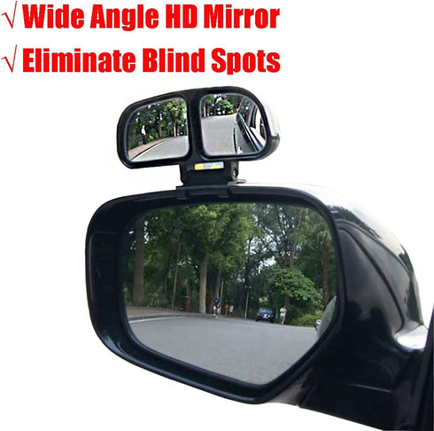 Universal Car Blind Spot Mirror, Wide Angle Side Mirror, Adjustable Assisted Driving HD Rearview Mirror (Left/Right)...
