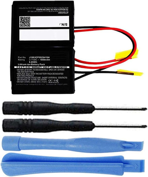 J188/ICP092941SH Battery Replacement Compatible with Beats by Dr. Dre Pill 1.0 Portable Wireless Bluetooth Speaker...