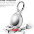 COOLQO IPX8 Waterproof Airtag Holder Compatible with Apple AirTags, AirTag Case Keychain Air Tag Holder, Hard PC AirTags Key Ring Cases Tags Chain...